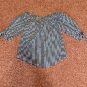 IZ Byer/ Baby Blue w/ white stripes